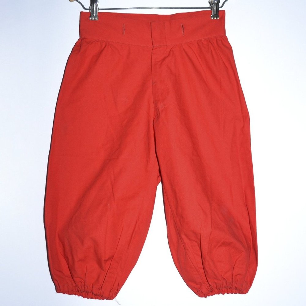 Vintage 1940s Handmade Red Bloomer Pants Womens size US 00